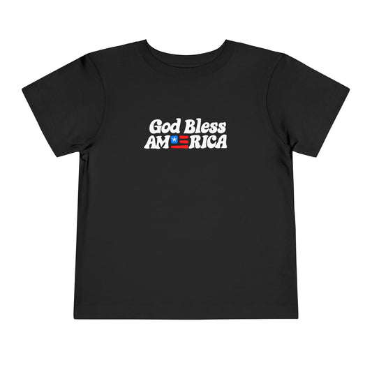 Toddler: God Bless America (white text)