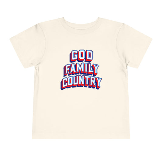 Toddler: God Family Country