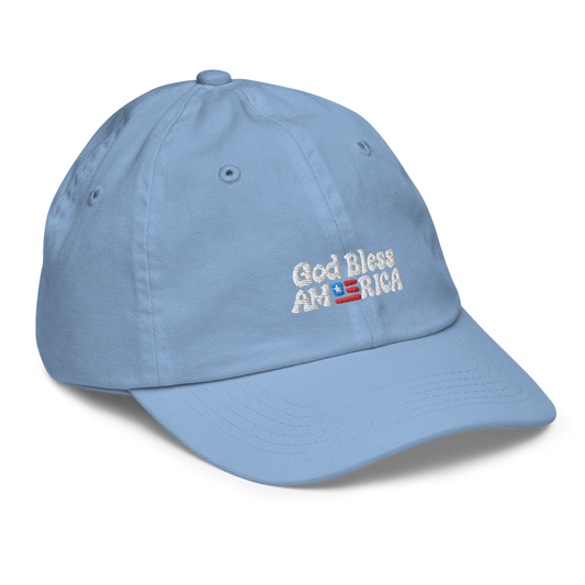 Hat: God Bless America (white text)