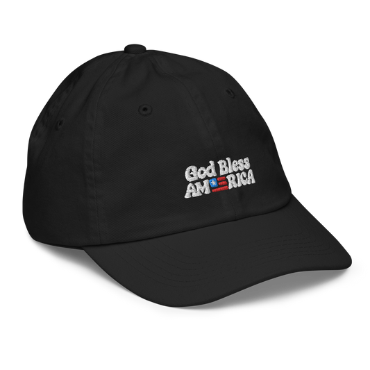 Hat: God Bless America (white text)