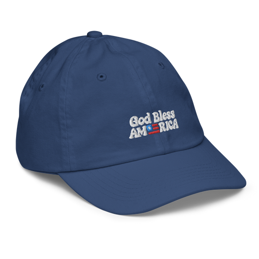 Hat: God Bless America (white text)